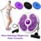 Multifunctional Waist Training Turntable, Portable Aerobic Exercise for Beautiful Legs and Waist Twisting Massage