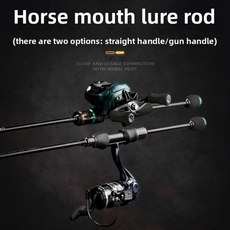 UL Power Carbon Fiber Fishing Pole, Ceramic Guides Carbon Casting Rod for Ultimate Durability