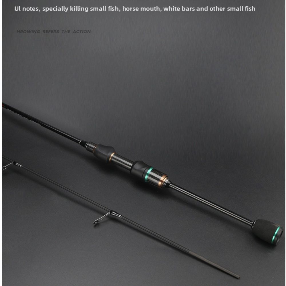 UL Power Carbon Fiber Fishing Pole, Ceramic Guides Carbon Casting Rod for Ultimate Durability