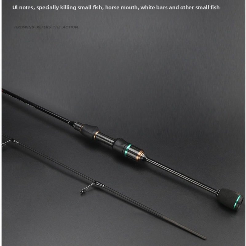 UL Power Carbon Fiber Fishing Pole, Ceramic Guides Carbon Casting Rod for Ultimate Durability