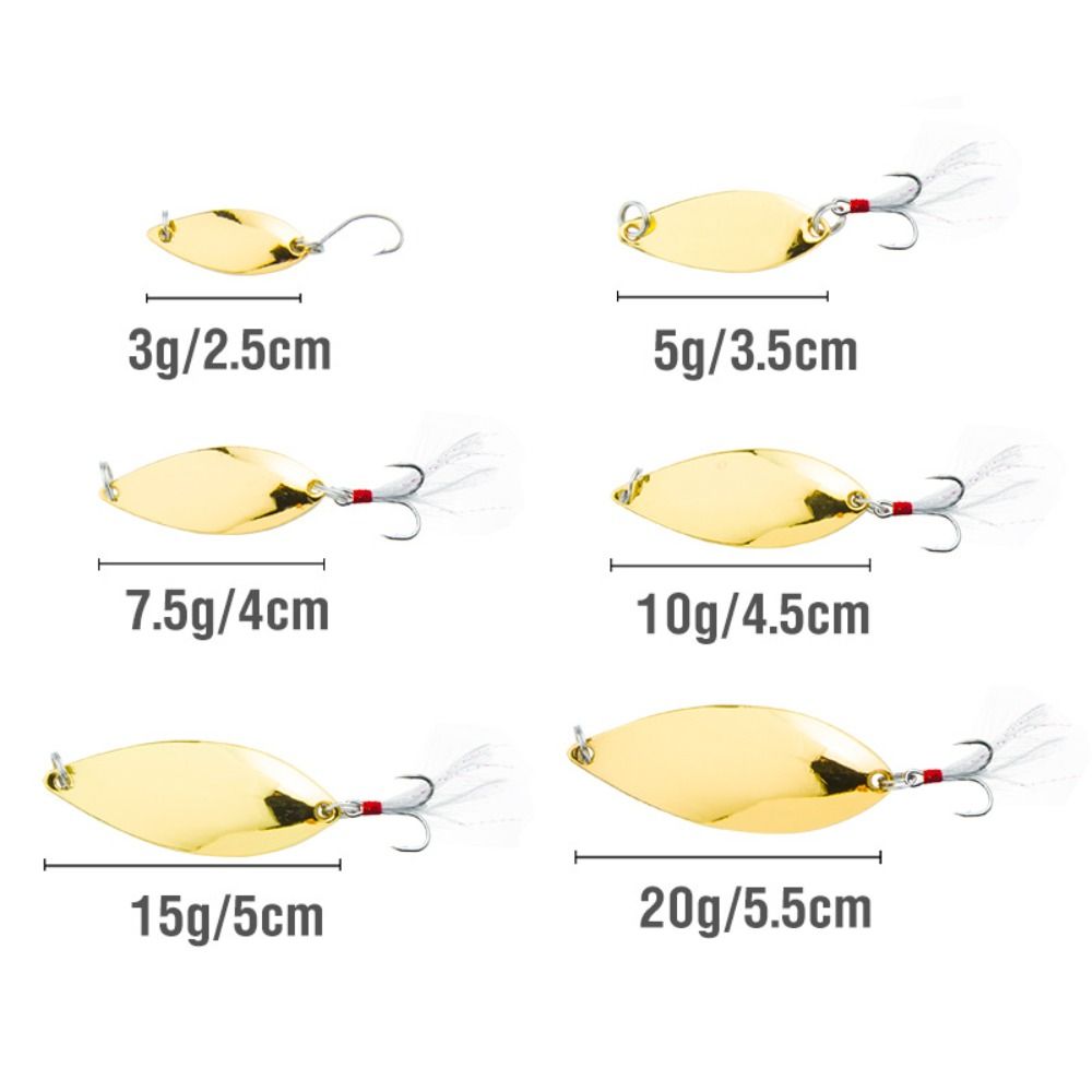 Metal Fishing Spoon Bait, Gold Silver Sequin Noise Paillette Bass Tackle