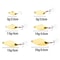 Metal Fishing Spoon Bait, Gold Silver Sequin Noise Paillette Bass Tackle
