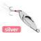 Metal Fishing Spoon Bait, Gold Silver Sequin Noise Paillette Bass Tackle