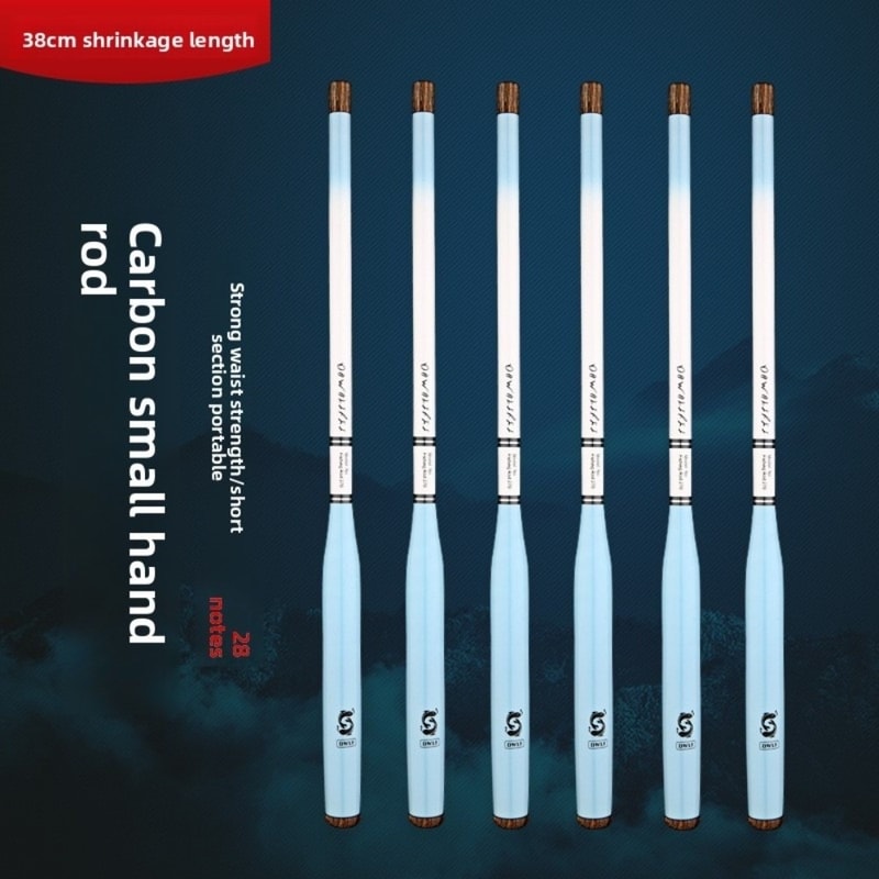 Length Adjustable Fishing Pole, Durable Carbon Fiber Fishing Rod, Collapsible Handle