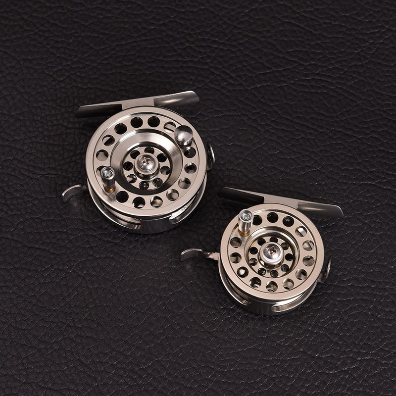 Lightweight Silver Ice Fishing Reel, Aluminum Alloy Fly Fishing Reel, Right Handed Fishing Accessories, Fishing Reel