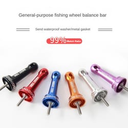 fishing wheel stabilizer bar nut cap, spinning wheels collision avoidance stand metal parts