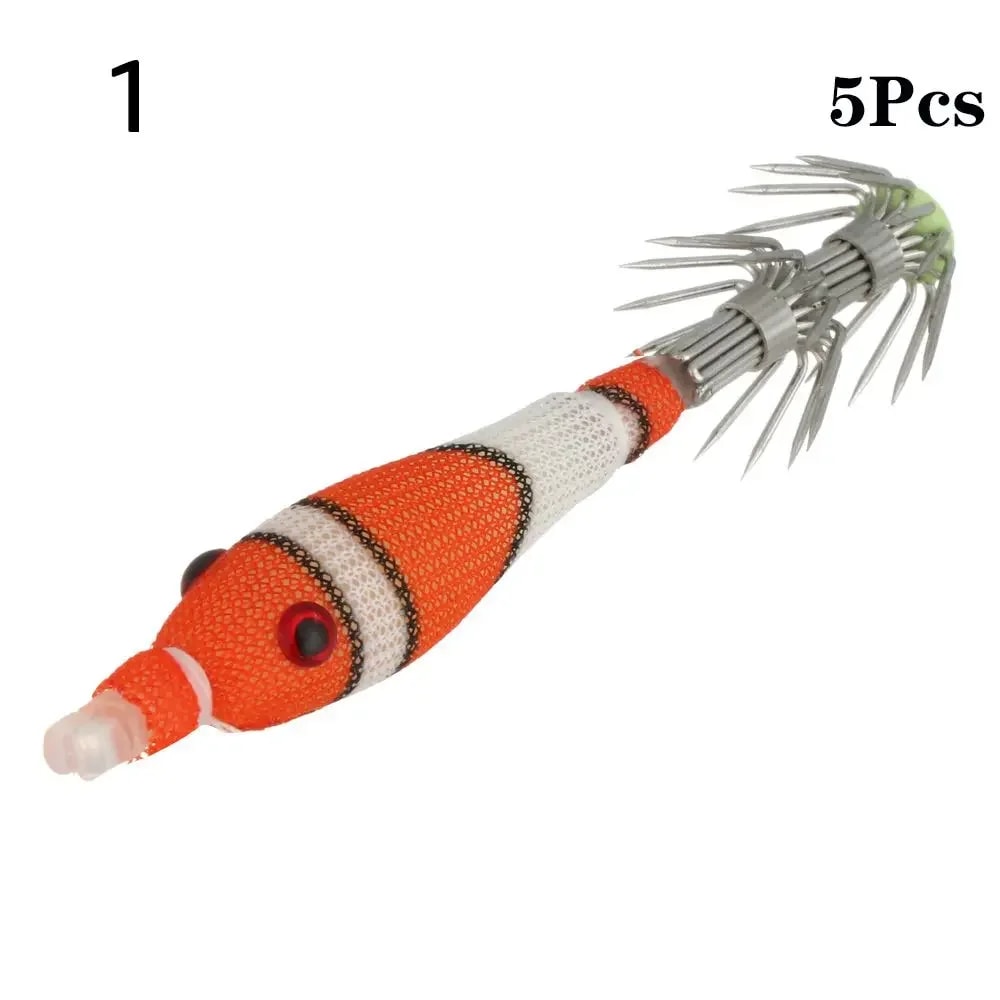 Micro Floating Fishhooks Durable Artificial Squid Baits Soft Squid Hooks Lure Jig Fishing Accessori 8