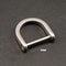 Titanium Alloy Horseshoe Buckle Carabiner, Key Ring Hook, Outdoor Tool, Shackle D Bow Keychain Bracelet Buckle