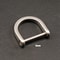Titanium Alloy Horseshoe Buckle Carabiner, Key Ring Hook, Outdoor Tool, Shackle D Bow Keychain Bracelet Buckle