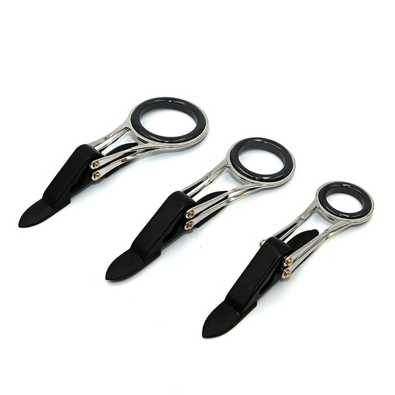 Wearproof Guide Ring for Fishing, Telescopic Folding Fishing Rod Pole Line Guide Stainless Steel