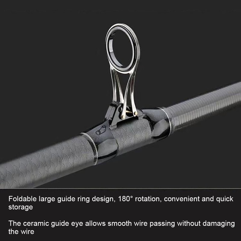 Wearproof Guide Ring for Fishing, Telescopic Folding Fishing Rod Pole Line Guide Stainless Steel