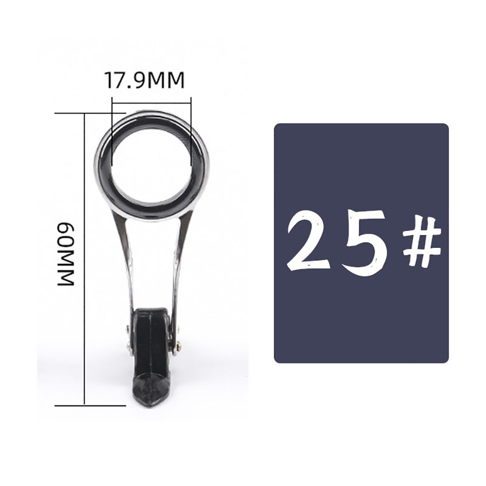 Wearproof Guide Ring for Fishing, Telescopic Folding Fishing Rod Pole Line Guide Stainless Steel