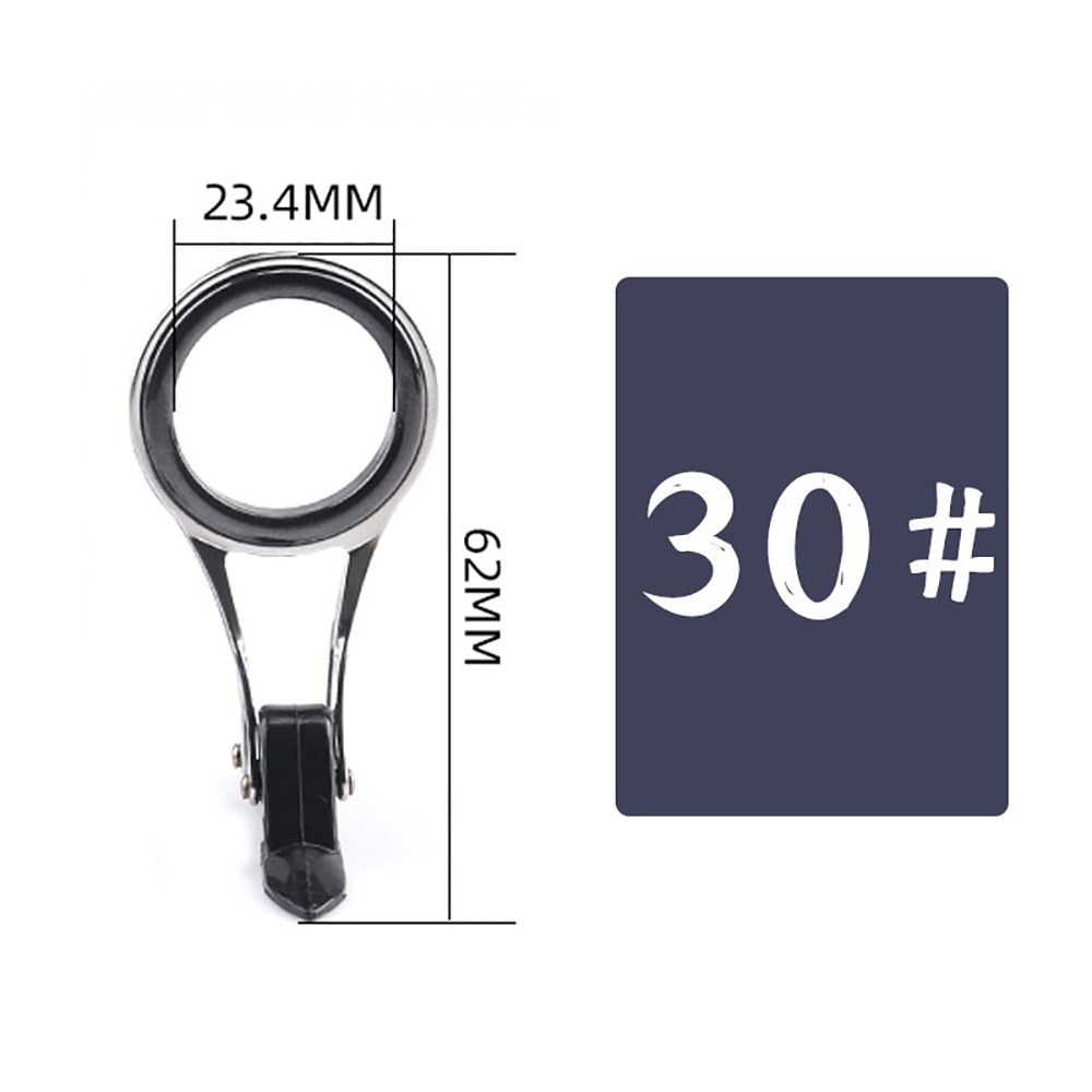 Wearproof Guide Ring for Fishing, Telescopic Folding Fishing Rod Pole Line Guide Stainless Steel