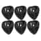 Plastic Stick-on Guitar Pick Holder, Black Guitar Pick Holder, Guitar Accessories for Easy Pick Storage