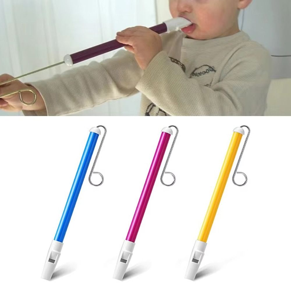 Kids Classic Slide Whistle Toy with Steel Sliding Rod, Funny Sliding Flute for Family Games Gift