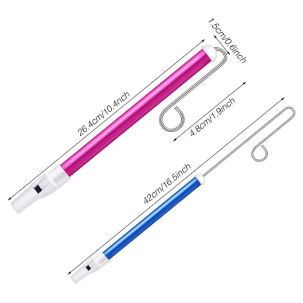 Kids Classic Slide Whistle Toy with Steel Sliding Rod, Funny Sliding Flute for Family Games Gift