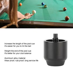 lightweight billiard stick extension, aluminum alloy pool cue extender, billiard cue extension