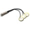 Metal Guitar Picks, Karimba Thumb Pickup, Professional Piezo Contact Microphone Pickup for Guitar Violin Ukulele Parts