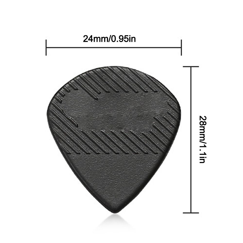 Non-slip Electric Guitar Pick Nylon Replacement for Bass Triangle Shape Plectrum Ukulele Picks