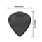 Non-slip Electric Guitar Pick Nylon Replacement for Bass Triangle Shape Plectrum Ukulele Picks