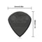 Non-slip Electric Guitar Pick Nylon Replacement for Bass Triangle Shape Plectrum Ukulele Picks