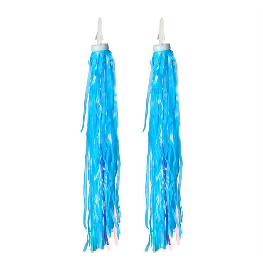 Kids Bike Tassels, Fashion Cycling Equipment, Multicolor PE Bicycle Streamers, Children Bicycle Princess Decor Ribbon