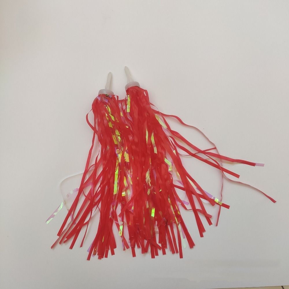 Kids Bike Tassels, Fashion Cycling Equipment, Multicolor PE Bicycle Streamers, Children Bicycle Princess Decor Ribbon