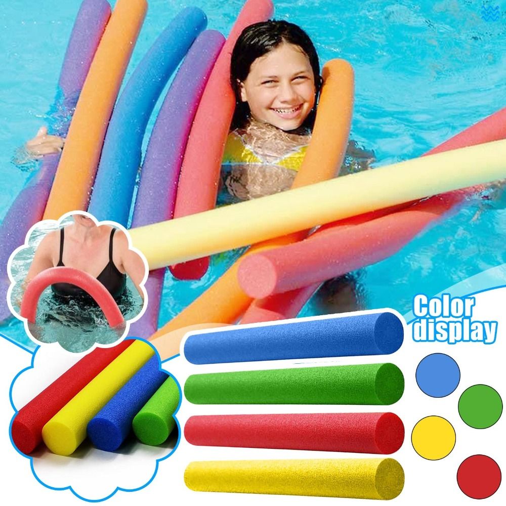Flexible Foam Stick Rod for Kids, Swimming Pool Noodle Float Aid Buoyancy, Floating Foam Stick