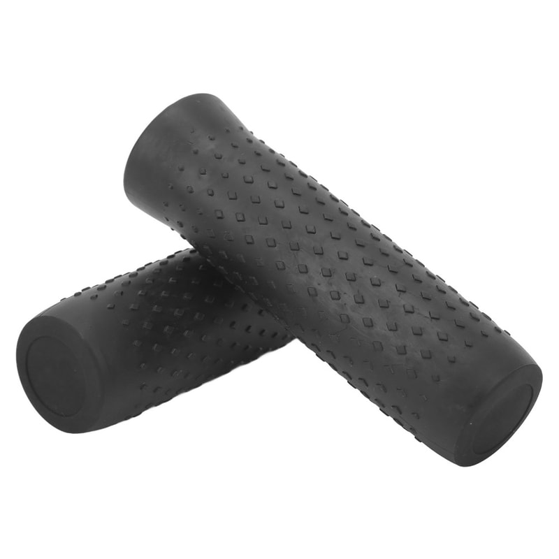 Anti Slip Black Electric Scooter Handlebar Grips, Durable Handle Grips for Comfort and Control
