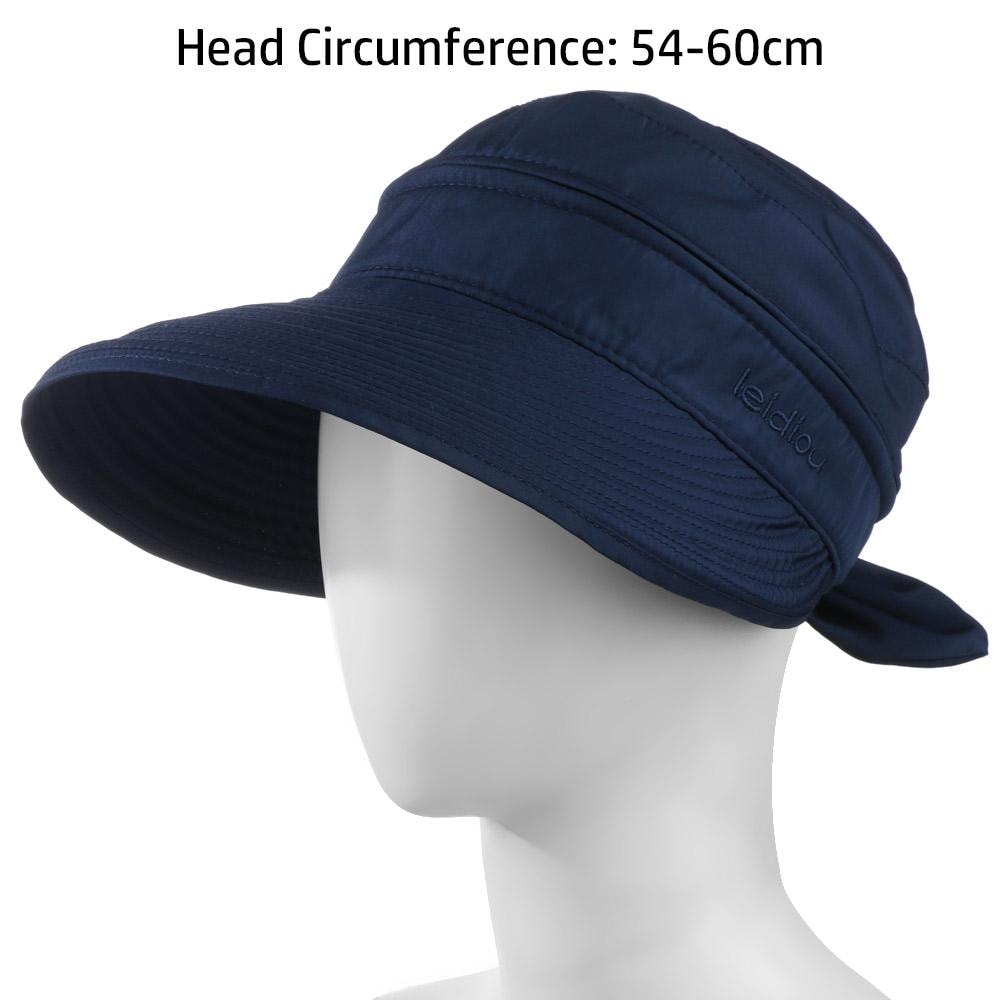 Summer Wide Brim Foldable Visor Hat for Women Ladies Anti-UV Beach Sun Cap for Outdoor Camping Hiking