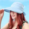Summer Wide Brim Foldable Visor Hat for Women Ladies Anti-UV Beach Sun Cap for Outdoor Camping Hiking