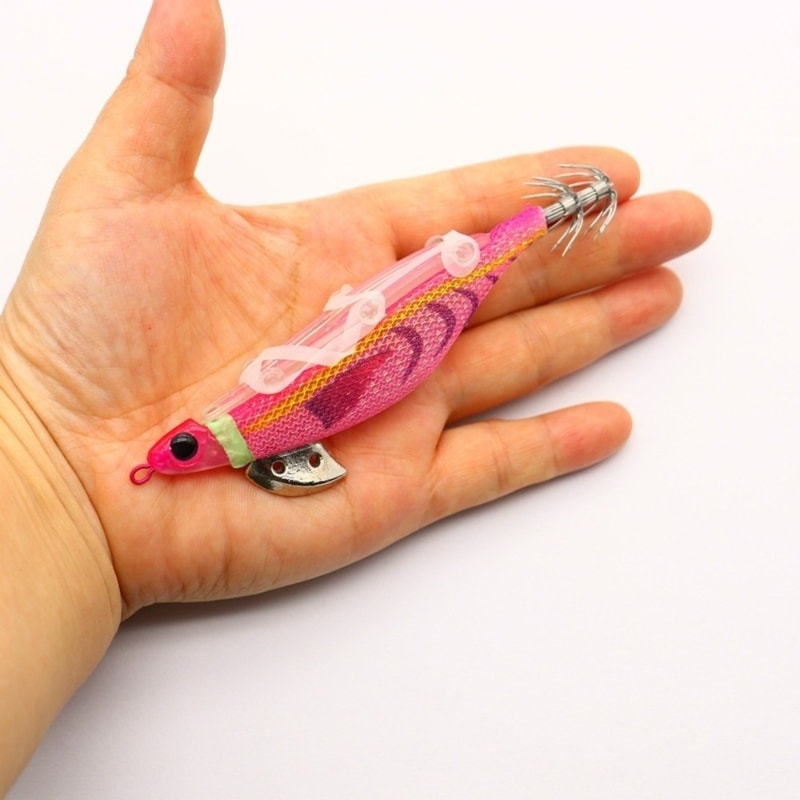 Glow Artificial Lure with Luminous Jigs - Octopus Shape Fishing Bait for Nighttime Catching