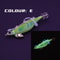 Glow Artificial Lure with Luminous Jigs - Octopus Shape Fishing Bait for Nighttime Catching