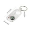 Mini Compass Keychain with Fluorescent Compact Thermometers, Durable Mountaineering Tool for Outdoor Expeditions