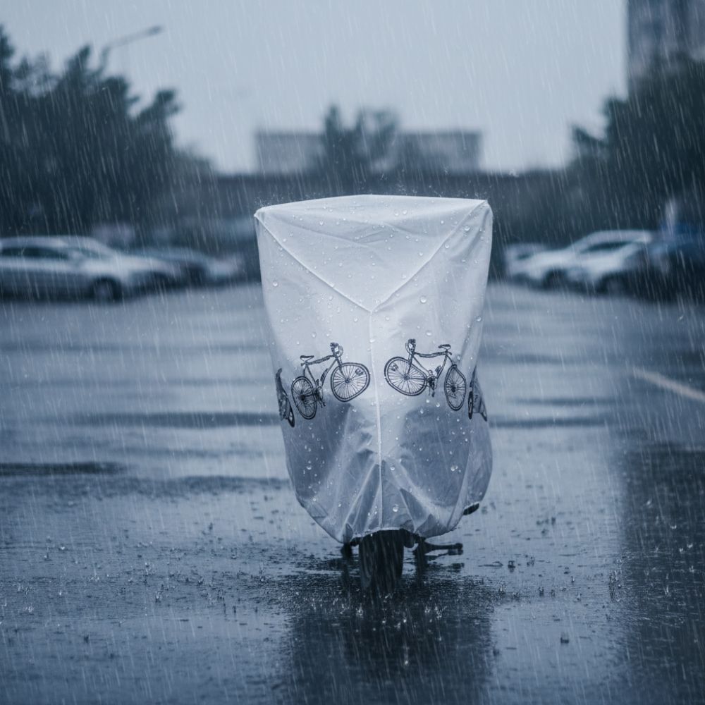 All-Weather Bicycle Rain Cover, Waterproof Bike & Electric Bike Covers for Motorbikes & Scooters