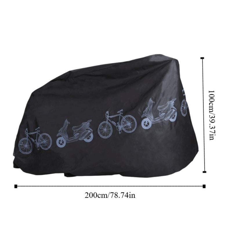 All-Weather Bicycle Rain Cover, Waterproof Bike & Electric Bike Covers for Motorbikes & Scooters