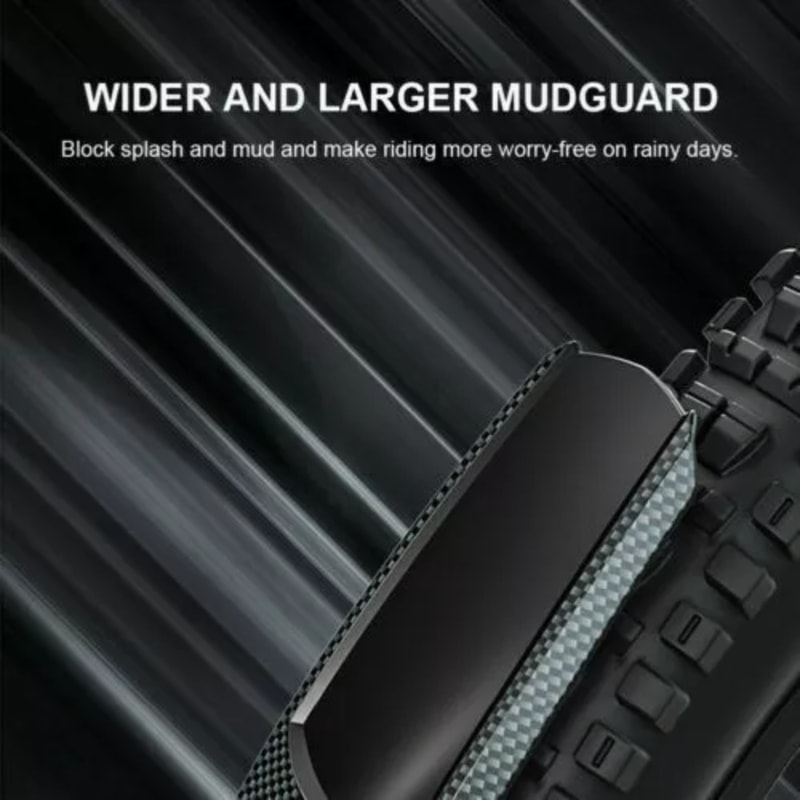 Mountain Bike General Cycling Equipment, Durable Hard Shell Cycling Mudguard PP Front Rear Tyre Mud Guard