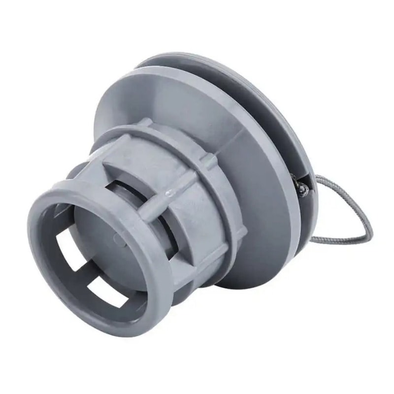 PVC Grey Air Gas Valve Cap, New Replacement Rowing Boat Air Valve, Double Seal Boat Accessories