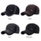 Windproof Baseball Cap with Earflaps, Thicker Trucker Hat, Warm Casual Earmuffs for Men