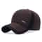 Windproof Baseball Cap with Earflaps, Thicker Trucker Hat, Warm Casual Earmuffs for Men
