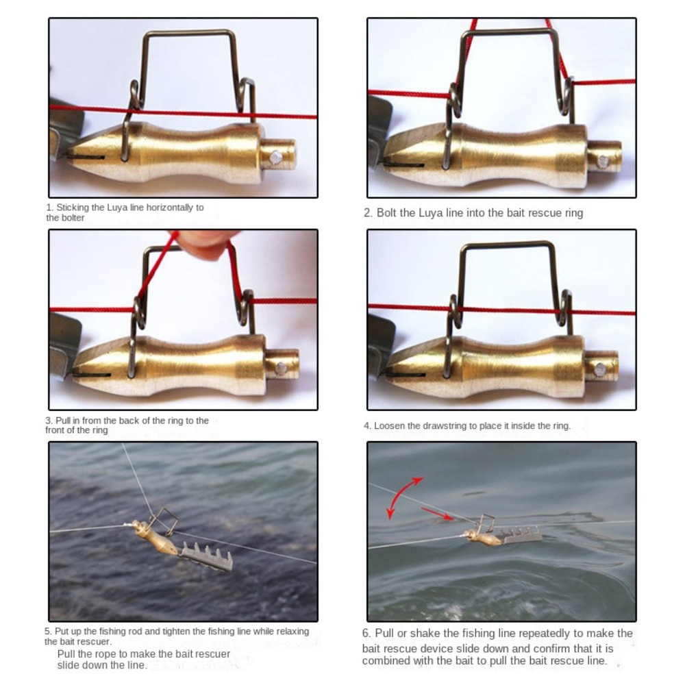 Fishing Bait Rescue, Hard Bait Equipment, Lure Retriever for Stuck Fish, Fishing Line Saver Accessories