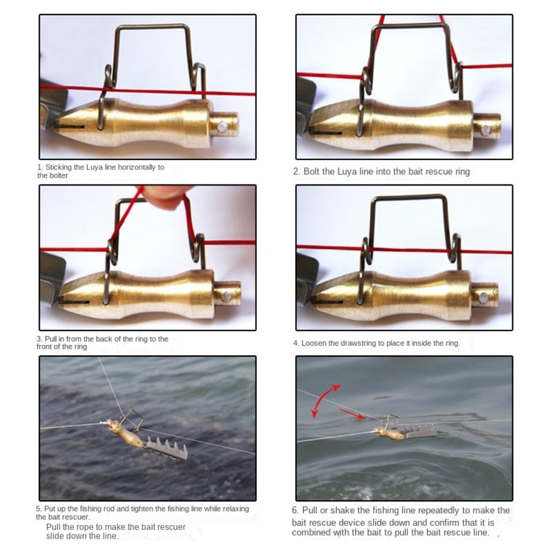 Fishing Bait Rescue, Hard Bait Equipment, Lure Retriever for Stuck Fish, Fishing Line Saver Accessories