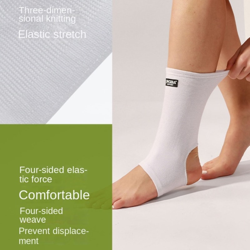 Elastic Compression White Support Strap for Pain Relief and Support