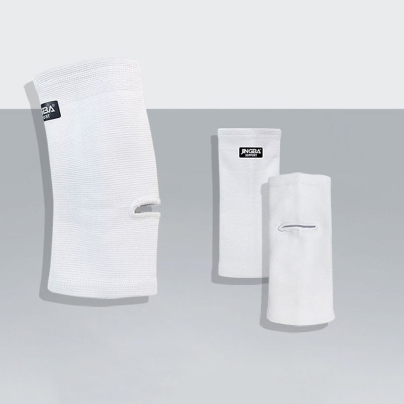 Elastic Compression White Support Strap for Pain Relief and Support