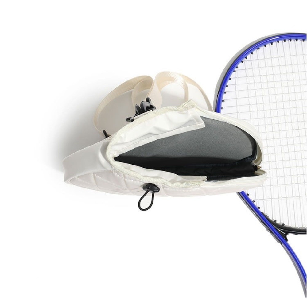 Tennis Racket Backpack, New Solid Color Racquet Cover Bag, Ultralight Zipper Carrying Bag, Large Capacity