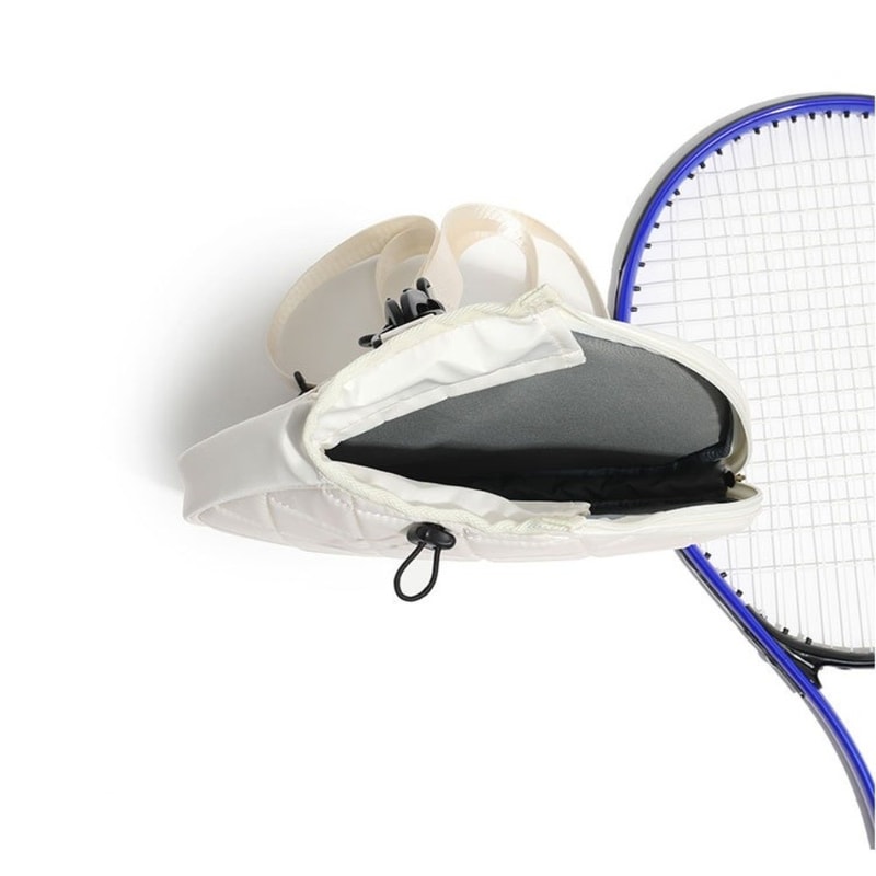 Tennis Racket Backpack, New Solid Color Racquet Cover Bag, Ultralight Zipper Carrying Bag, Large Capacity