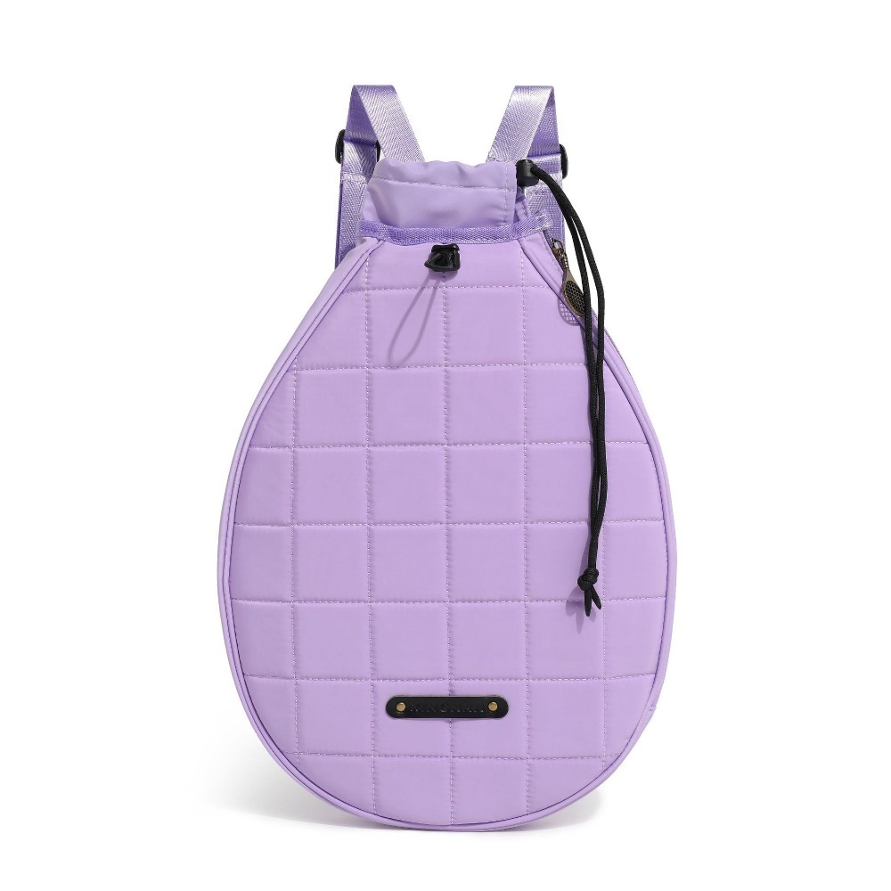 Tennis Racket Backpack, New Solid Color Racquet Cover Bag, Ultralight Zipper Carrying Bag, Large Capacity