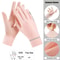 Breathable Ice Silk Gloves, Thin Anti-UV Fingerless Sun Protection Gloves for Summer Cycling and Driving with Touch Scre