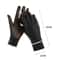 Breathable Ice Silk Gloves, Thin Anti-UV Fingerless Sun Protection Gloves for Summer Cycling and Driving with Touch Scre