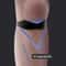 Knee Strap Support Silicone Patella Tendon Strap For Knee Care Fixed Protection 2